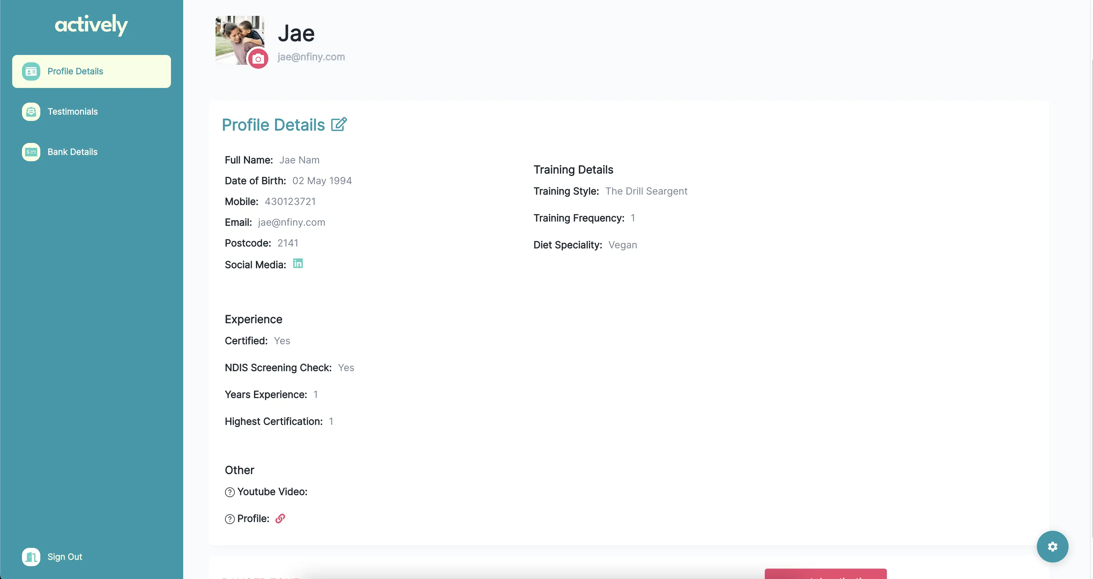 Actively with Actively team